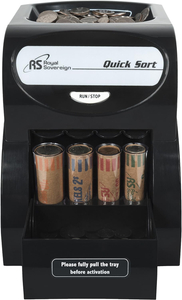 QS-1AC - 1 Row Electric Coin Sorter