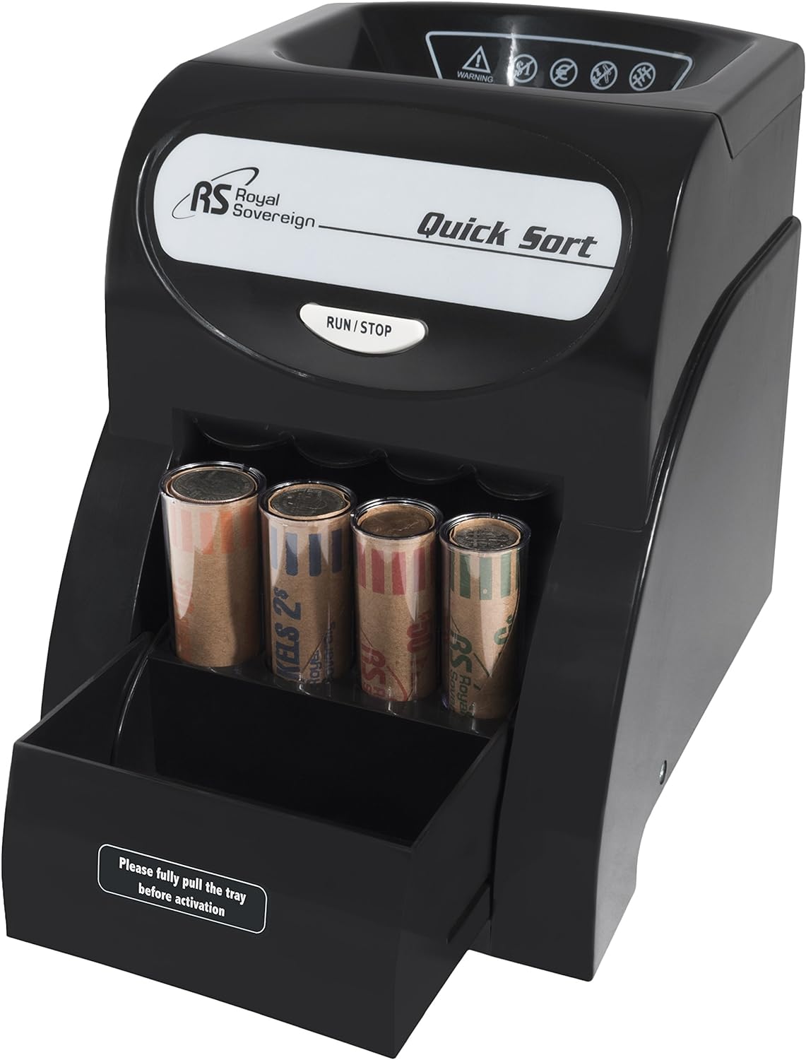 QS-1AC - 1 Row Electric Coin Sorter