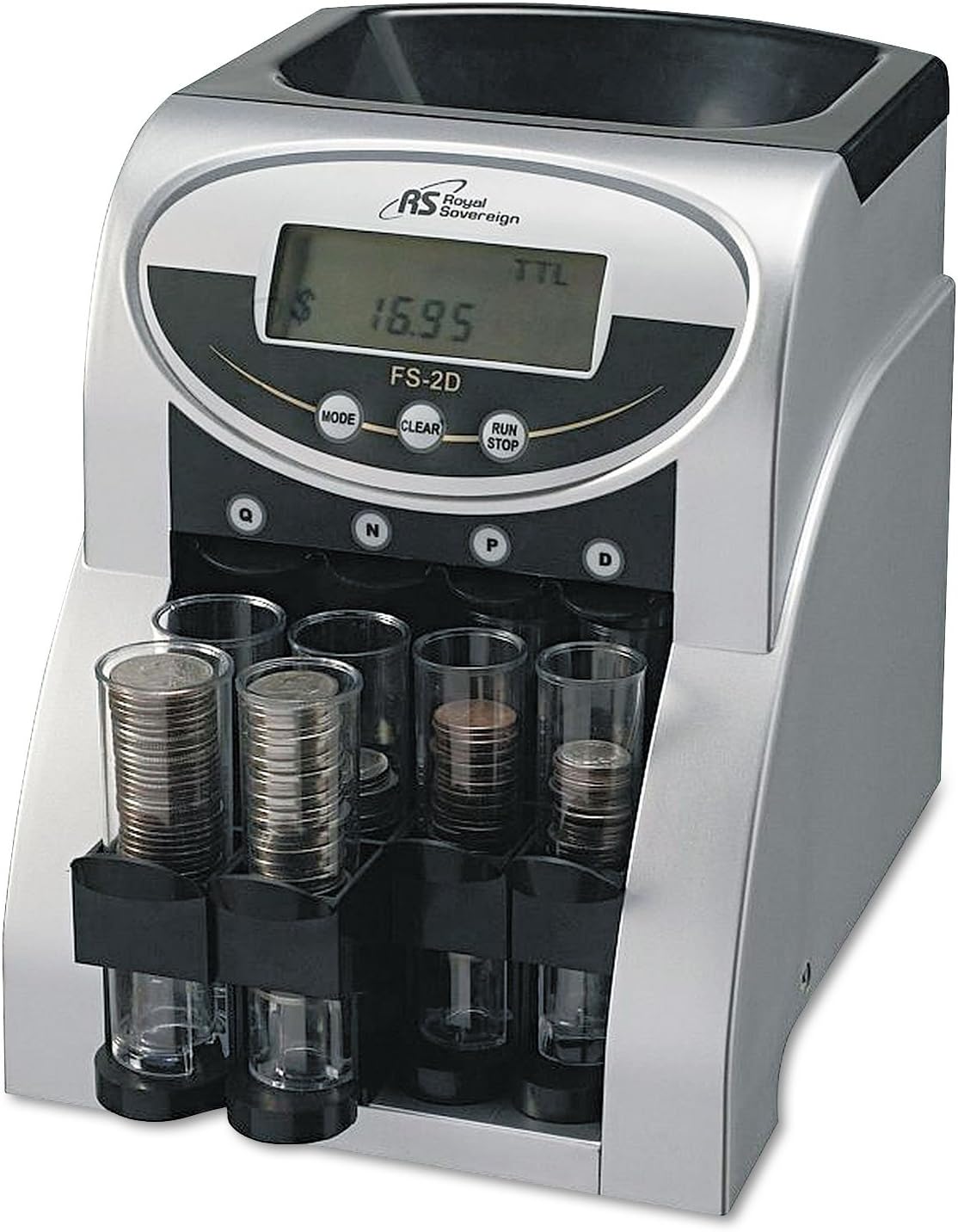 FS-2D - 2 Rows Digital Electric Coin Sorter